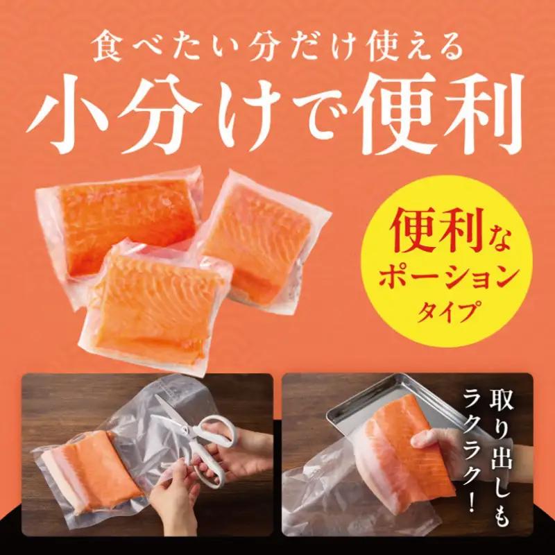 【お試し】サーモン 500g ポーション【訳あり】