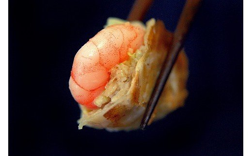 【山八】まるごとえび餃子＆自家製柚子胡椒（15個入×2）[G4211]