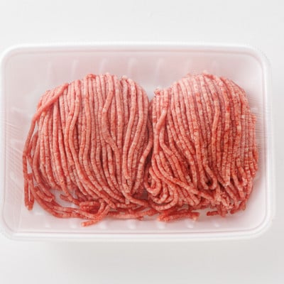 【毎月定期便】北海道産 合い挽き肉 合計1kg(牛5:豚5)豚肉のコク旨ひき肉全12回【配送不可地域：離島】