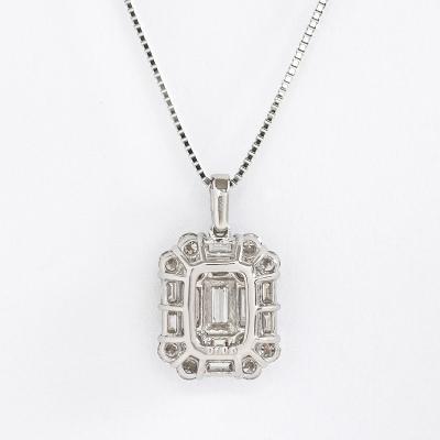 ふるさと納税 甲府市 甲府市発 プラチナ ダイヤモンドペンダント pt900 1カラット [WP-2611PT] |  | 02