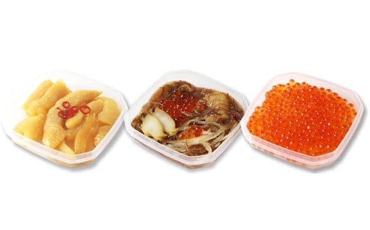 陸前逸品 松前漬け 3種セット 〈 数の子 / 逸品三昧 / いくら 〉【 海産物 ご飯のお供 おかず おつまみ ギフト 贈答品 】 RT1040