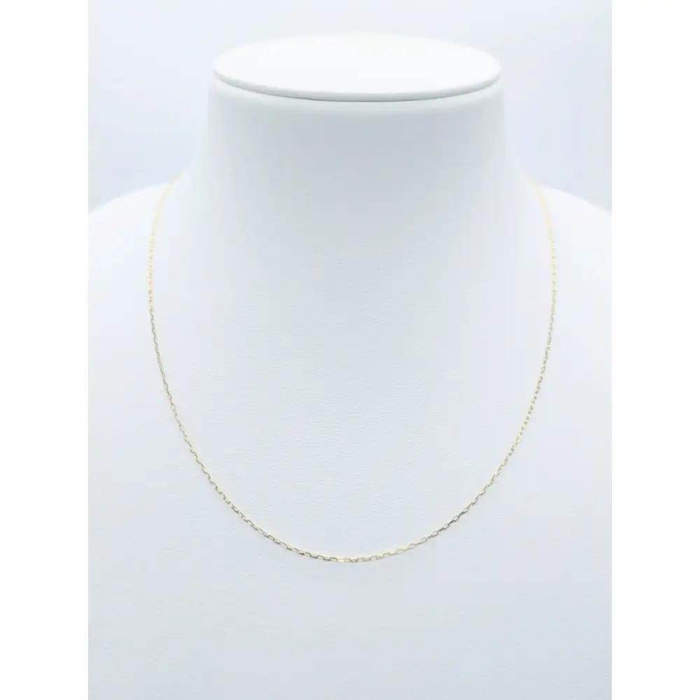 【18金イエローゴールドネックレス グリームカット長小豆0.3 45cm】｜ネックレス ジュエリー アクセサリー