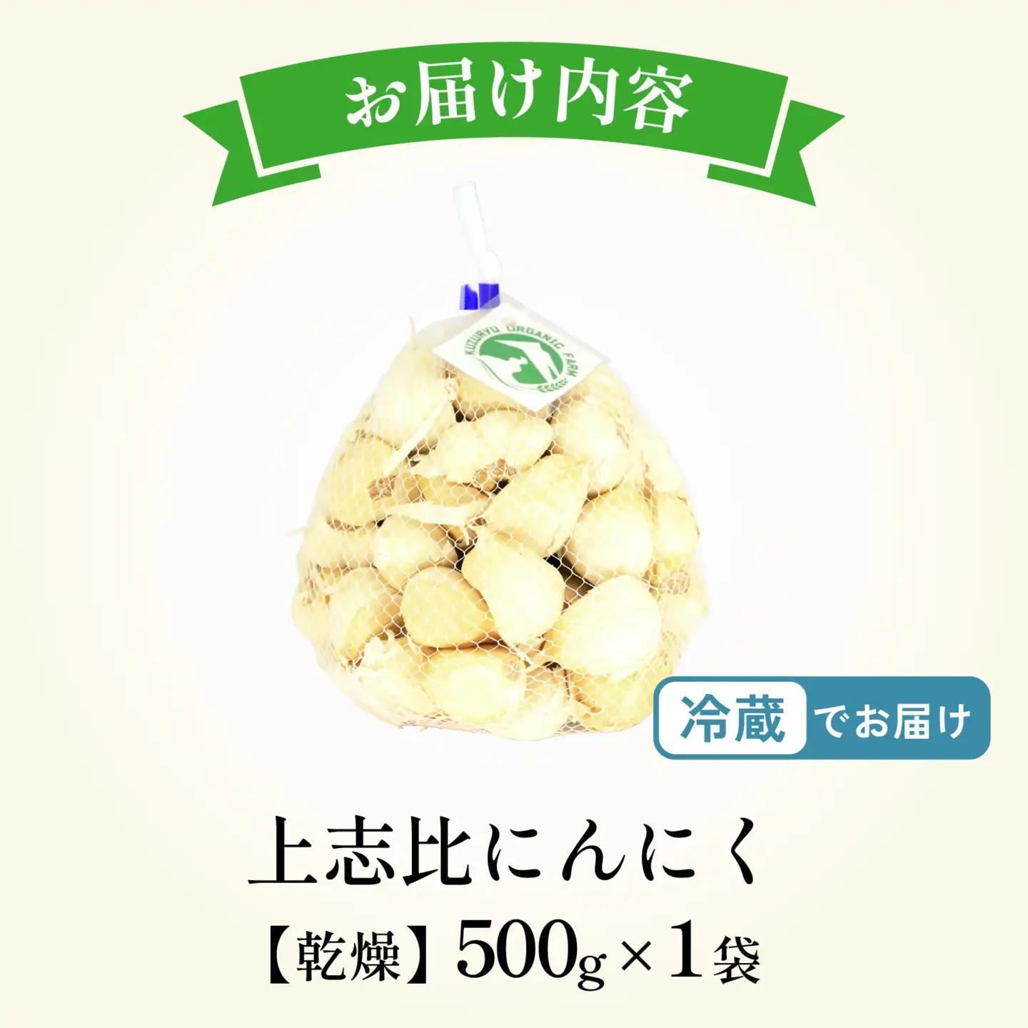 永平寺町産 乾燥 上志比にんにく 500g ニンニク ホワイト 国産