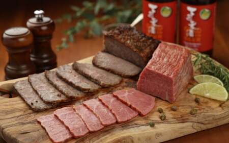 【飛騨 味職人】飛騨牛 ローストビーフ 約300g　飛騨牛 焼きハム 約300g セット【57-5】