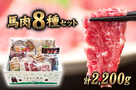 馬肉8種セット 計2200g ｜馬肉馬肉馬肉