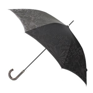 槙田商店【紳士長傘】monotone 花《晴雨兼用》
