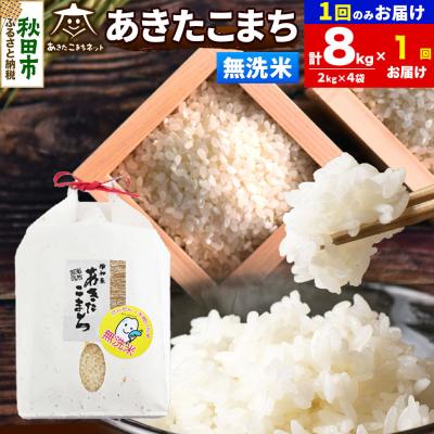 ふるさと納税 秋田市 R8年産あきたこまち 清流米 8kg 無洗米|15_akn-bb0801ms