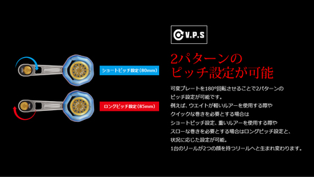 LIVRE リブレ LB 80-85(M7シマノ-200番 - 左)（ガンメタ×ゴールド） F25N-490[AMBB168-1]