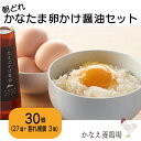 【ふるさと納税】 卵 鶏卵 たまご 新鮮 30個 たまごかけ醤油セット