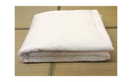 メキシコ綿入り手作り肌掛けふとん　1枚 ／ 掛け布団 シングル 綿入り メキシコ綿 手作り 寝具 吸湿性 肌掛け布団 寝心地 快眠 おうち時間 インテリア ベッド用品 冬布団 春秋用 ふわふわ 軽量 掛布団 伝統製法 No.187