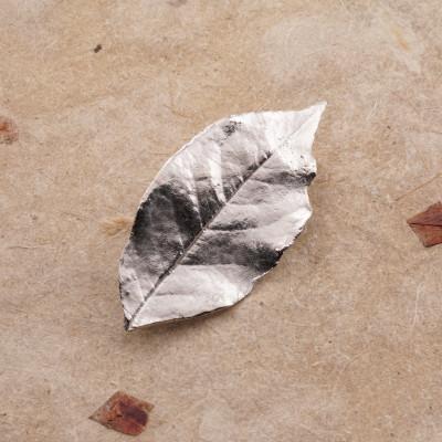 ふるさと納税 上越市 Big Leaf ブローチ(大きな葉のブローチ・安全ピンタイプ) |  | 01