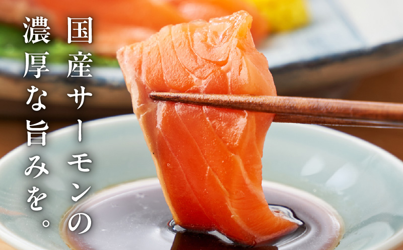 シャインサーモン 760g以上【2パック 国産 小分け さーもん 鮭 さけ シャケ しゃけ 冷凍 サイズ不揃い 訳あり】