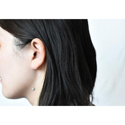 ふるさと納税 甲府市 Pt900【D SI EX H&C】ダイヤモンドチェーンピアス トータル0.5ct K06057-H |  | 03