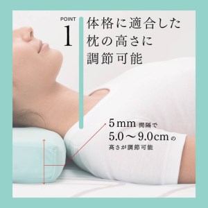 防水整形外科枕ドクターズピロー（ワイドサイズ）（防水枕カバー付き）幅60cm×奥行30cm×高さ5cm～9cm　≪枕 まくら 日本製 快眠 安眠 プレゼント ギフト 寝返り 高さ調節 防水 硬め≫◇
