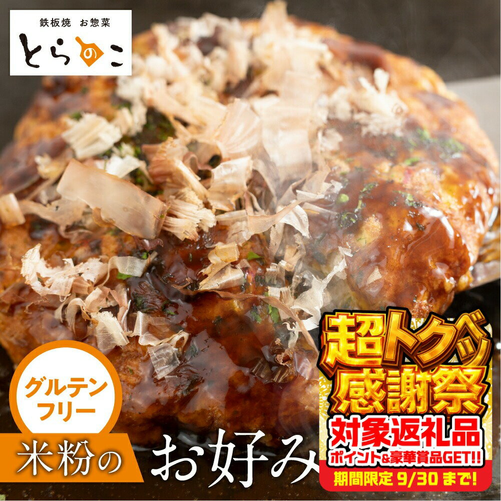 【ふるさと納税】もっちり生食感！グルテンフリー米粉のお好み焼き 2枚 冷凍 電子レンジ 温めるだけ グルテンフリー ヘルシー 米粉 簡単 無添加 手作り ふわふわ 鉄板焼き 豊橋市 ソース 惣菜 おやつ 贈答 ギフト 15000円