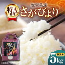 【ふるさと納税】佐賀県産 さがびより 5kg（無洗米）【株式会社IMKCorporation】[IBX016]