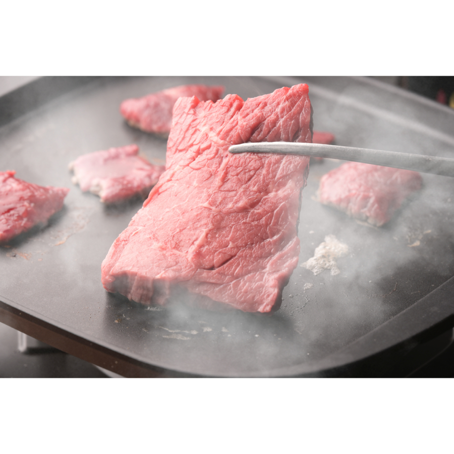 ＜大心産業株式会社＞おおいた和牛赤身セット【焼肉用500g・ステーキ用150g×3(合計950g)】ステーキソース付き