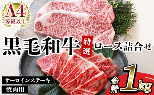 
                  鹿児島県産 黒毛和牛 サーロイン ステーキ 250g×2枚 特選ロース 500g A-4等級以上 国産 冷凍 和牛 ロース 焼肉 BBQ ギフト 贈答 にも おすすめ 尾崎牧場産【00-030-36】　
                
