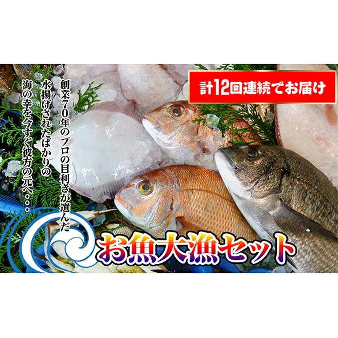 【ふるさと納税】［頒布会12回］瀬戸内海産の海産物の詰め合わせ（下処理アリ）