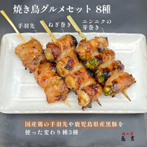 調理済　焼き鳥グルメセット(40本　8種各5本)