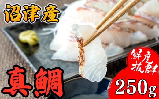 鯛 刺身 250g 鯛めし 真鯛 しゃぶしゃぶ カルパッチョ アレンジ自在 沼津港 駿河湾 スルガ