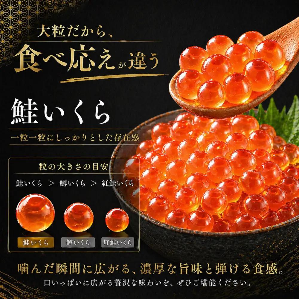 いくら 醤油漬け 400g(100g×4P) アメリカ 鮭の卵 尾張まるはち