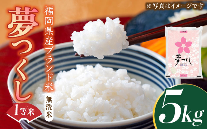 【令和5年産】福岡県産ブランド米「夢つくし」無洗米 5kg《築上町》【株式会社ゼロプラス】 [ABDD008]