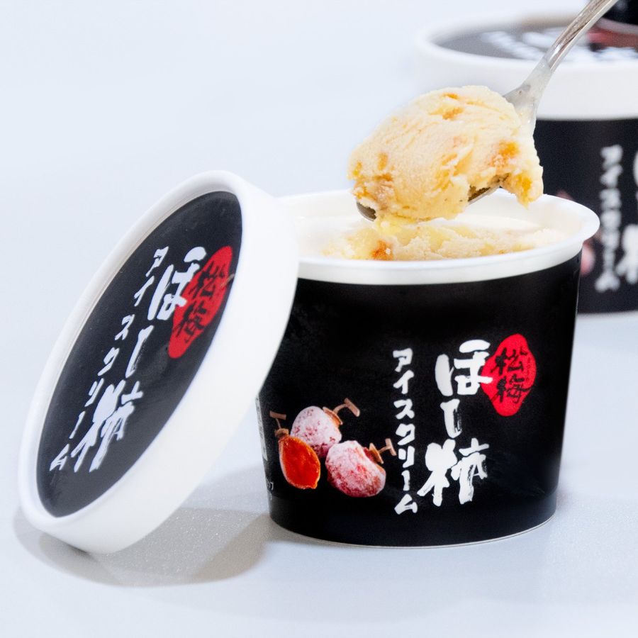 ほし柿アイスクリーム＆ラムほし柿アイスクリーム6個セット(各3個)