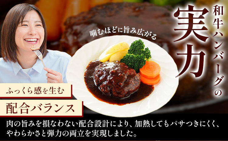 さつま福永牛 ハンバーグ 4個 個包装 福永畜産《30日以内に出荷予定(土日祝除く)》鹿児島県 さつま町 和牛 福永牛 牛 牛肉 ハンバーグ