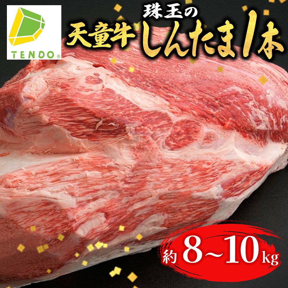 【ふるさと納税】 天童牛 珠玉 の " しんたま " 1本分 8kg 〜 10kg ステーキ 焼肉 すき焼き 国産 黒毛和牛 和牛 牛肉 ブランド牛 山形牛 ご家庭用 のし 贈答 ギフト お取り寄せ ブロック 小割 オーダーカット 食品 送料無料 【 山形県 天童市 】