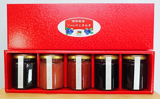 南部果実 ジャムのときめき5本セット 【三本の木 フレンド】 オリジナルジャム 詰め合わせ カシス りんご プラム ブルーベリー ブラックベリー フルーツ 果物 くだもの 青森県 南部町 F21U-130