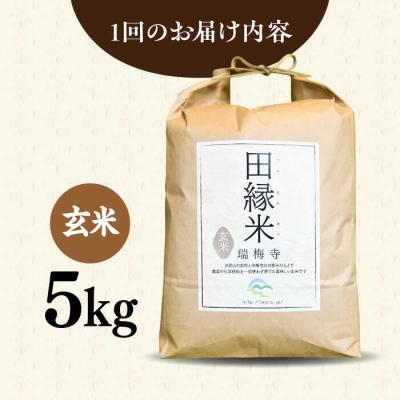 ふるさと納税 糸島市 【全6回定期便】 田縁米(でんえんまい)・瑞梅寺(ずいばいじ) 玄米 5kg 米 [ATM009] |  | 02