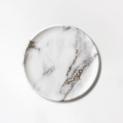 ふるさと納税 白山市 NIKKOの20.5cmプレートセット「マーブルグレー」《ニッコー食器》(11402-0020-5) |  | 01