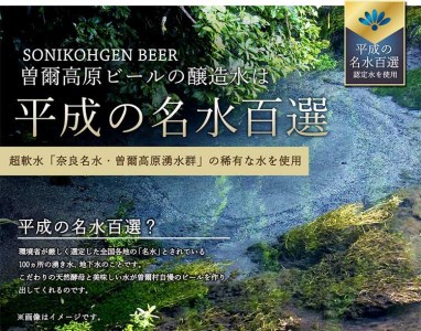 【北海道・沖縄県宛限定】奈良県のクラフトビール インターナショナルビアカップ金賞受賞ブルワリー 名水を使った曽爾高原ビール12本セット