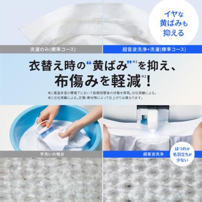 ふるさと納税 京都市 【AQUA】全自動洗濯機 超音波洗浄らくらくSONIC&洗剤自動投入機能搭載!14kg ホワイト |  | 02