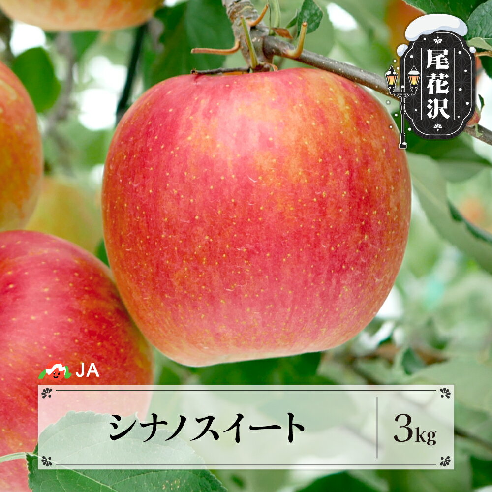 【ふるさと納税】先行予約 シナノスイート 3kg 10月上旬〜11月上旬頃発送 令和7年産 2025年産 りんご リンゴ 果物 フルーツ 山形県産 送料無料 ja-rissx3※沖縄・離島への配送不可