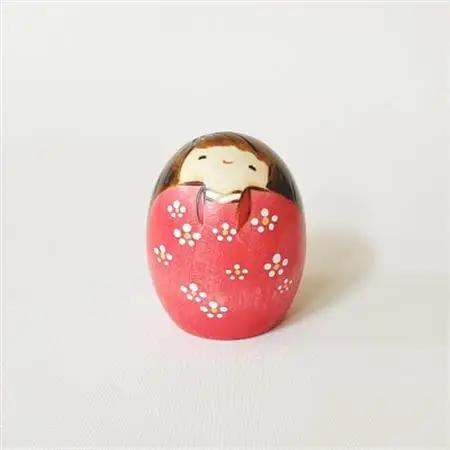 しあわせ　ピンク　小(1体)_装飾品・工芸品   _【1293295】