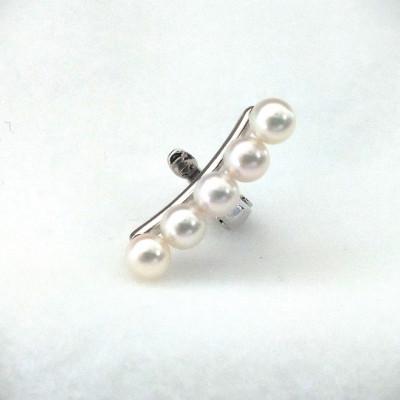 ふるさと納税 鳥羽市 伊勢志摩あこや本真珠イヤーカフ・5珠 180-02