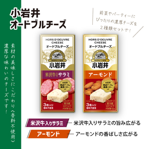 小岩井農場 小岩井 乳製品 6種 詰め合わせ ／ バター 醗酵バター チーズ スライスチーズ オードブル 米沢牛 サラミ アーモンド レーズン セット 詰合せ 詰め合せ 詰合わせ プチギフト 家庭用 