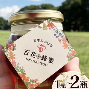 日本蜜蜂の百花蜂蜜（2瓶） | 栃木県 下野市