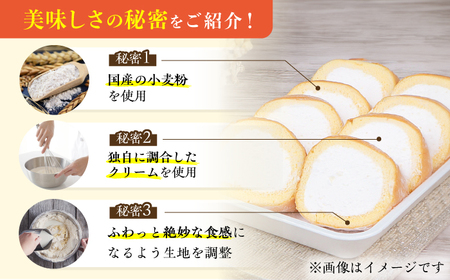【6回定期便】2種のカットロールケーキ 1kg(プレーン500g、チョコ500g)  / スイーツ ロールケーキ [AFAK026]