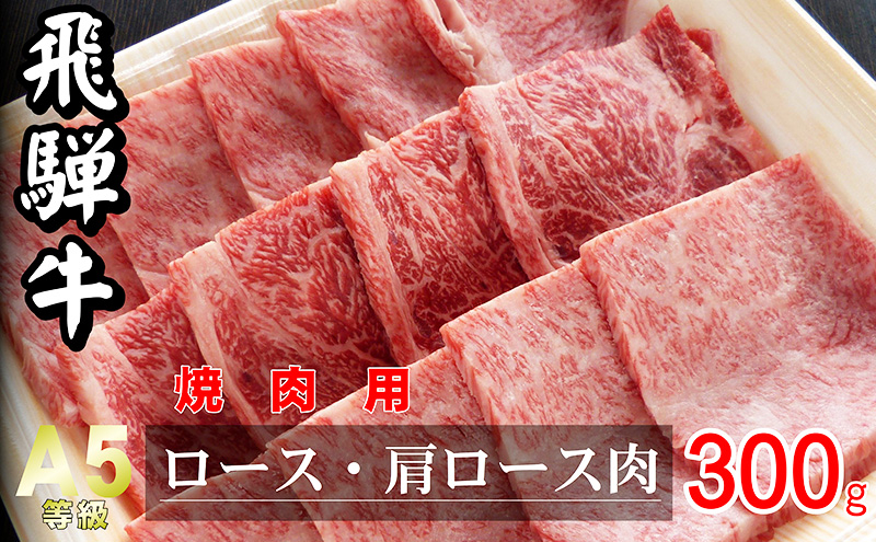 
牛肉 飛騨牛 焼き肉 セット ロース 又は 肩ロース 300g 黒毛和牛 A5 美味しい お肉 牛 肉 和牛 焼肉 BBQ バーベキュー 【岐阜県瑞穂市】 [№5787-0824]
