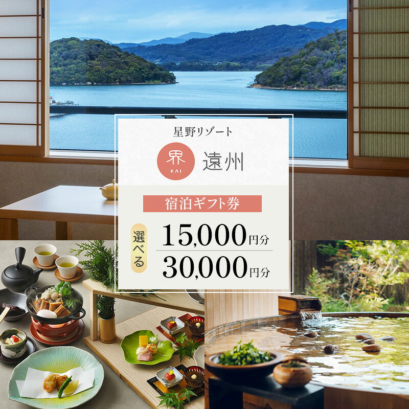 【ふるさと納税】宿泊券 星野リゾート 界 遠州 選べる チケット 旅行　お届け：ご寄附（入金）からお届けまで1ヶ月～1ヶ月半ほど