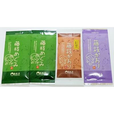 ふるさと納税 藤枝市 藤枝茶3種+サッカーエース最中セット |  | 02