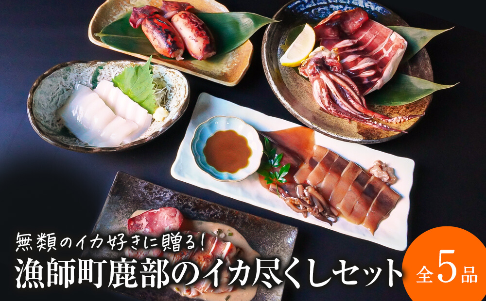 【2026年5月下旬発送】訳あり 漁師町鹿部のイカ尽くしセット 全5品 いか イカ 詰め合わせ セット