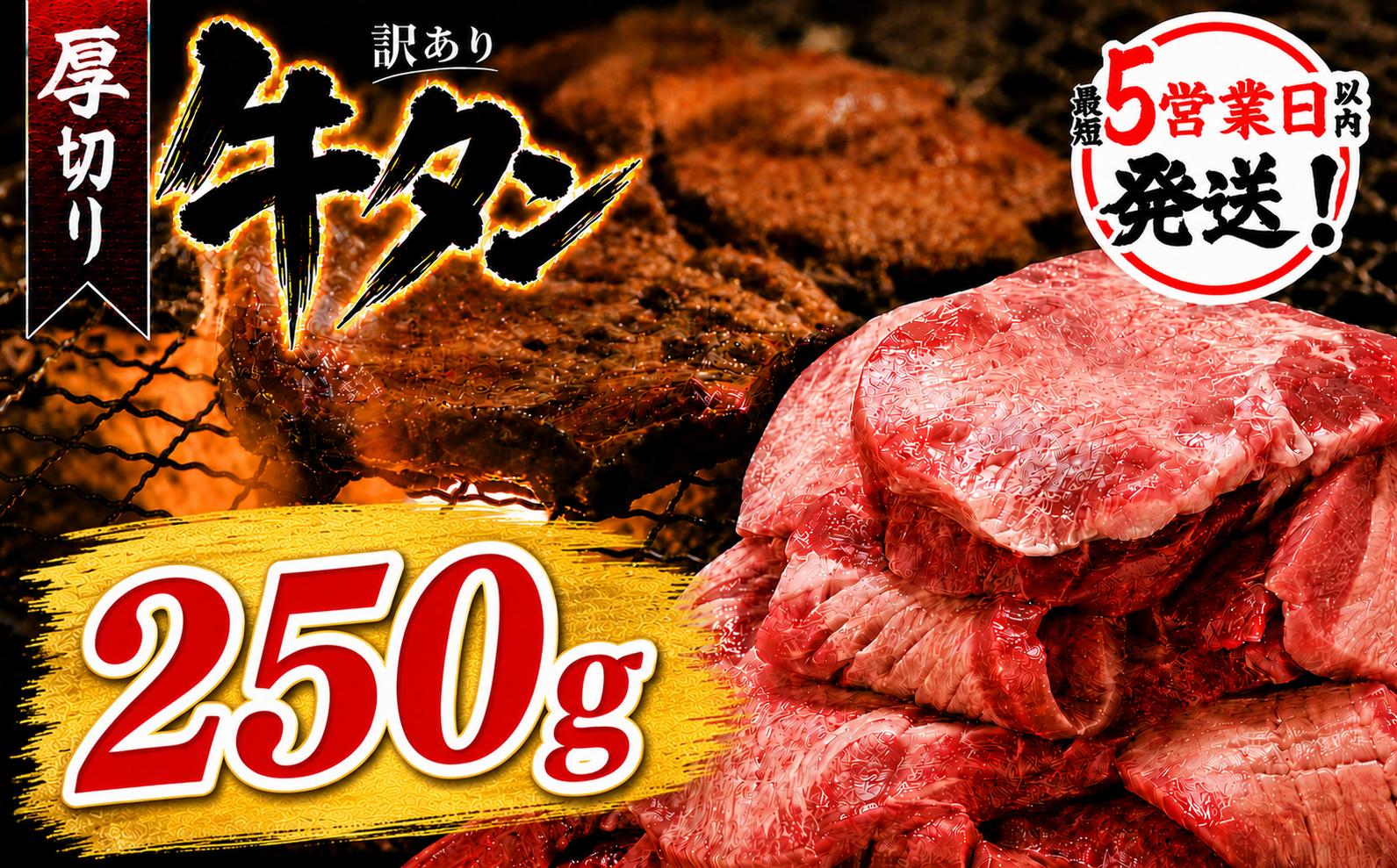 
                  厚切り牛タン塩味 250g（250g×1パック） 肉 牛肉 厚切り 焼肉 小分け 個包装 味付け 味付き 人気 冷凍 焼くだけ 簡単調理 牛タン にく お肉 バーベキュー BBQ キャンプ アウトドア 訳あり おすすめ 冷凍牛タン 使いやすい ぎゅうたん お取り寄せ 牛たん 福岡県 川崎町
                