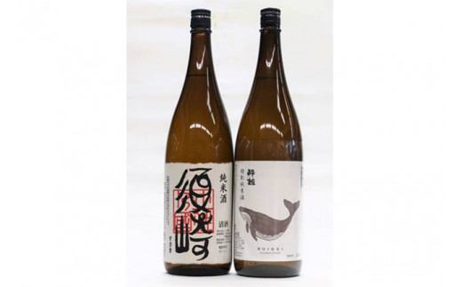 
日本酒 2種 飲み比べ セット 一升瓶 1.8L 純米酒 呑み比べ SAKE ギフト 清酒 辛口 食中酒 酒 地酒 高知 土佐酒 アルコール 特別純米酒 ｢酔鯨｣･純米酒 ｢須崎｣ 各1.8L 2本セット TH0611
