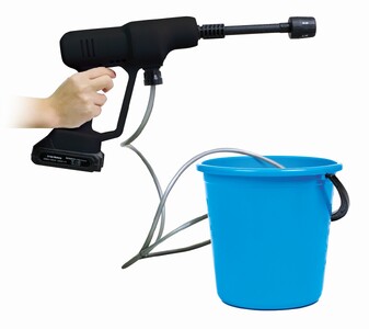 充電式コードレス高圧洗浄機　マジカルMAXウォッシュ(ブラック)