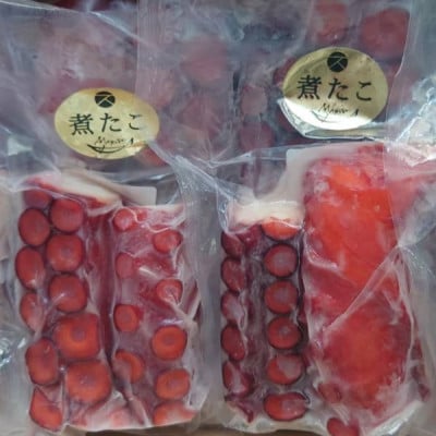 三陸岩手県産　煮蛸　便利な小分け真空入200g×2p【配送不可地域：離島】