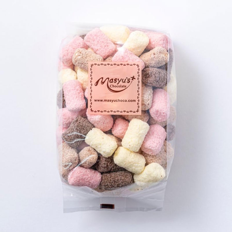 ミックスマシュマロチョコ 600g 200gx3袋 4月～10月発送 チョコレート チョコ スイーツ お菓子 おかし 詰め合わせ セット 食べ比べ ミルク ホワイト 苺 ロイヤルミルクティー ギフト 